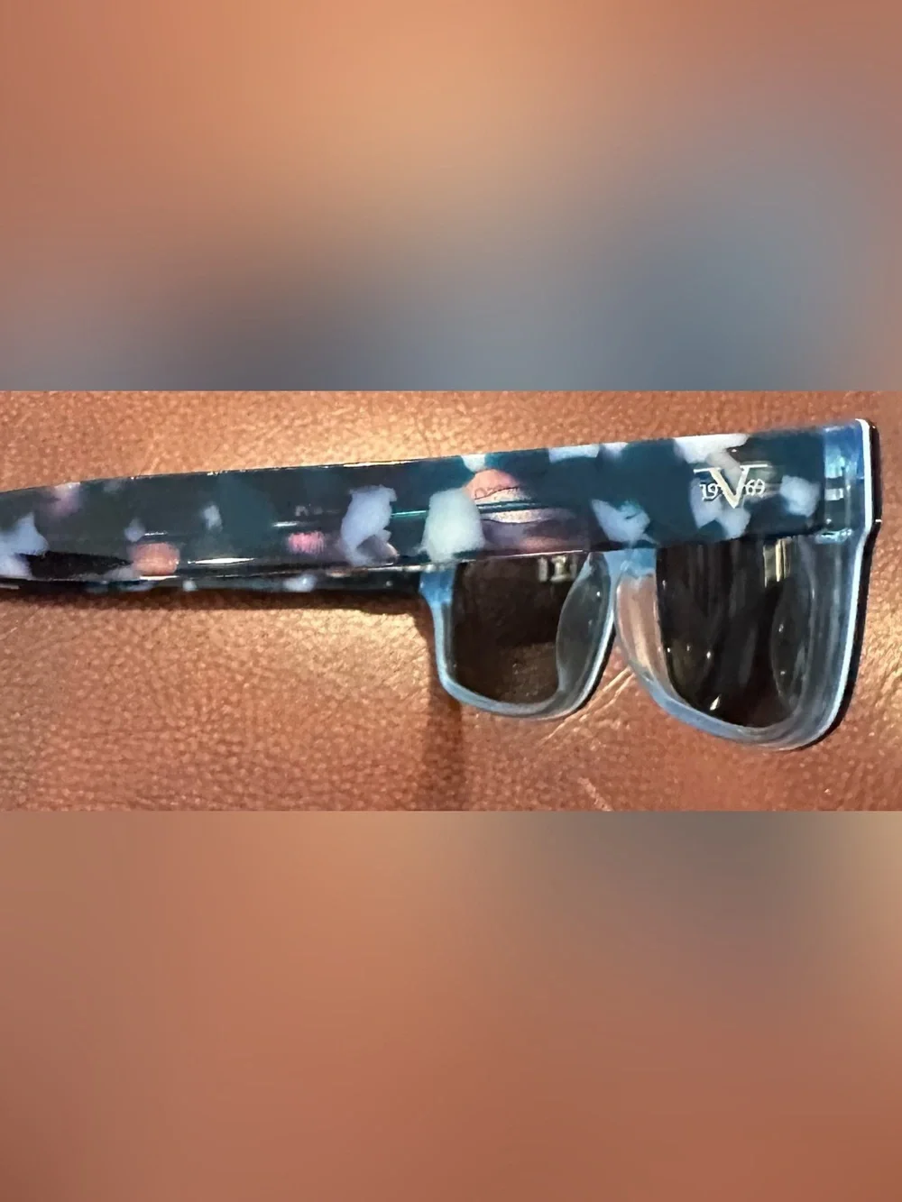 Versace 19.69 Abbigliamento Sportivo SRL Milano Italy Sunglasses Blue Multi NEW